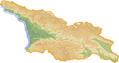 карта Грузии